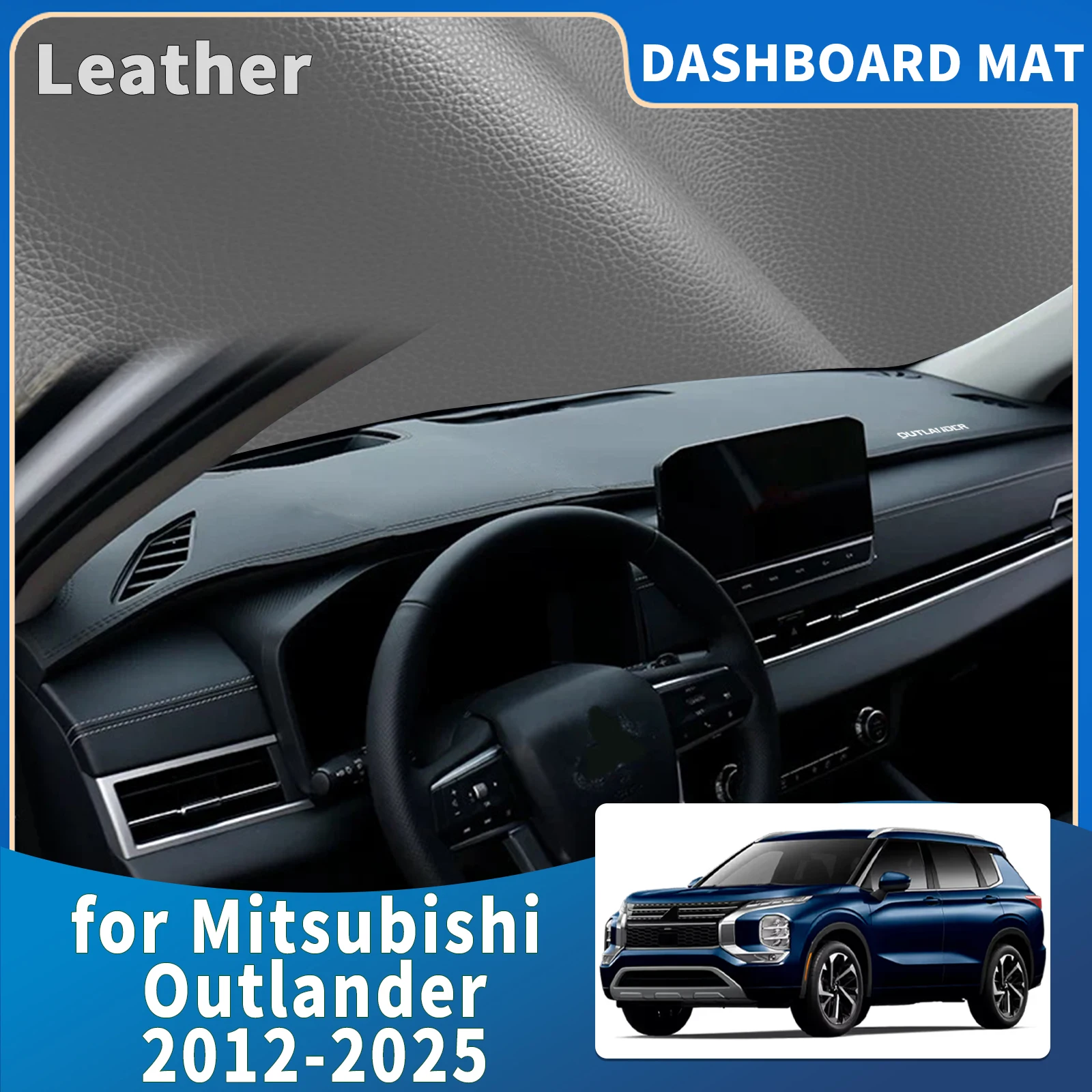Car Accessories Logo - Коврик-накладка на приборную панель для Mitsubishi