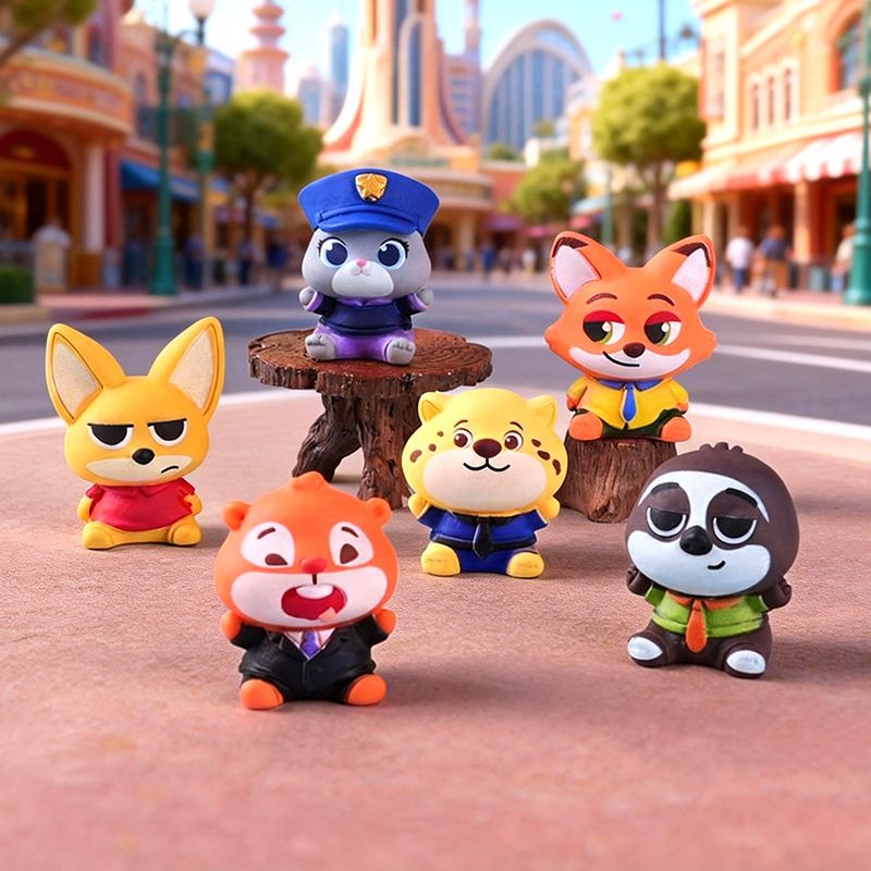 Car Accessories Cute - Миниатюрная фигурка из смолы Zootopia для