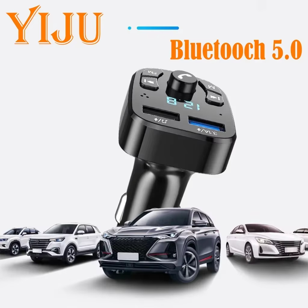 Wireless Car Charger - Автомобильный FM-передатчик Bluetooth 5.0, беспроводной адаптер,