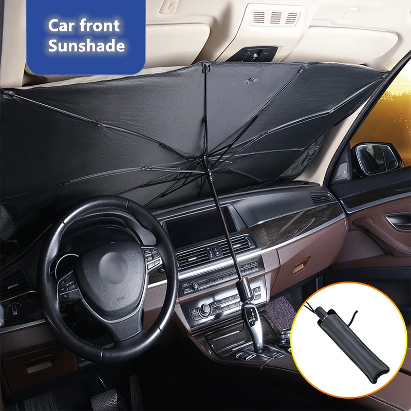 Windshield Sun Shade - Многофункциональный складной солнцезащитный козырек для лобового