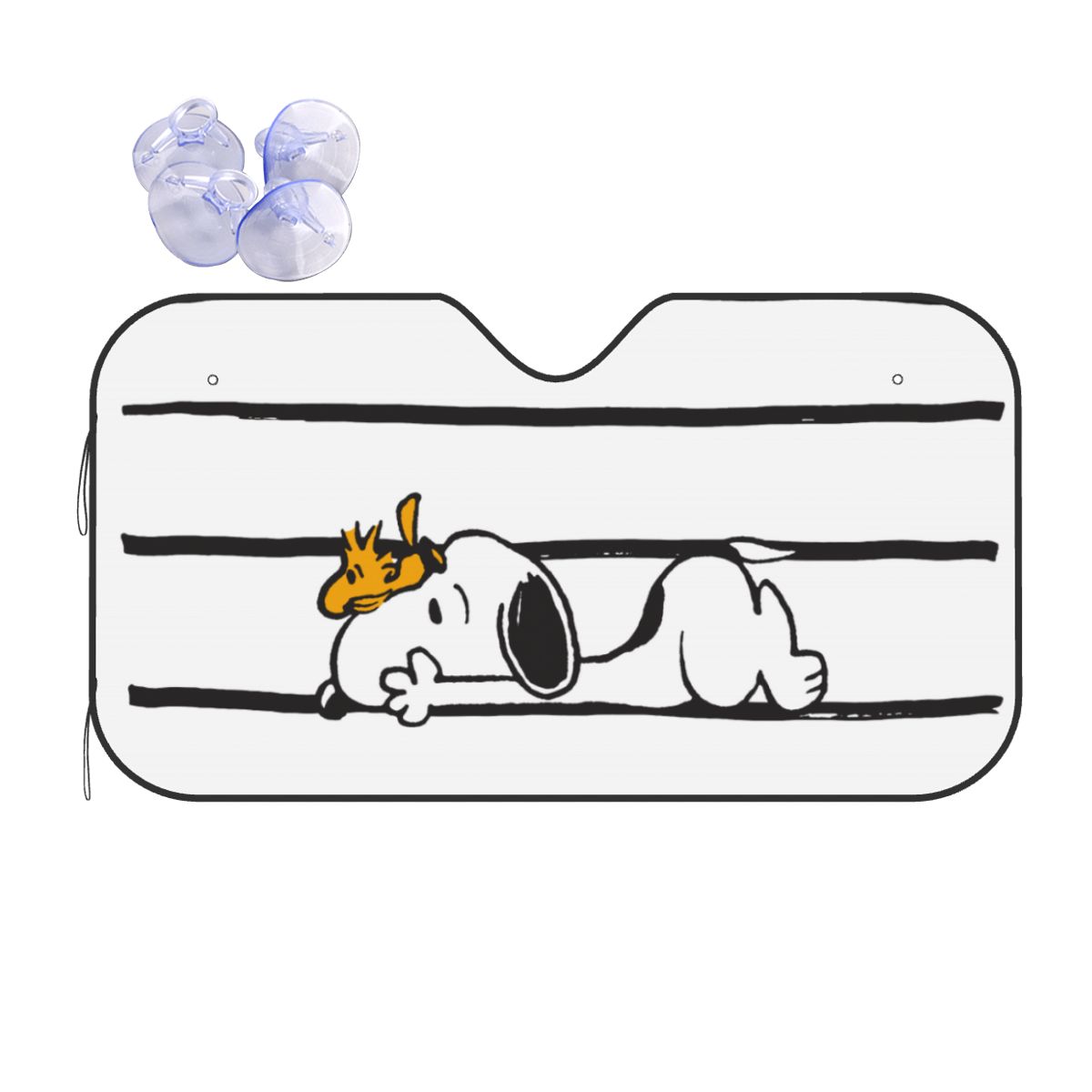 Automatic Car Sunshade - Солнцезащитный экран для лобового стекла Snoopys