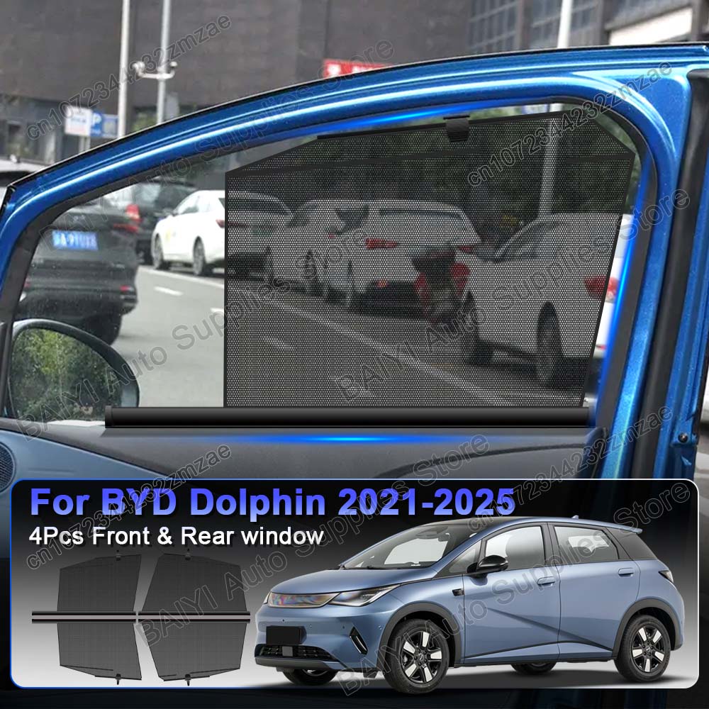 Automatic Car Sunshade - Солнцезащитный козырек для BYD Dolphin 2021-2025: