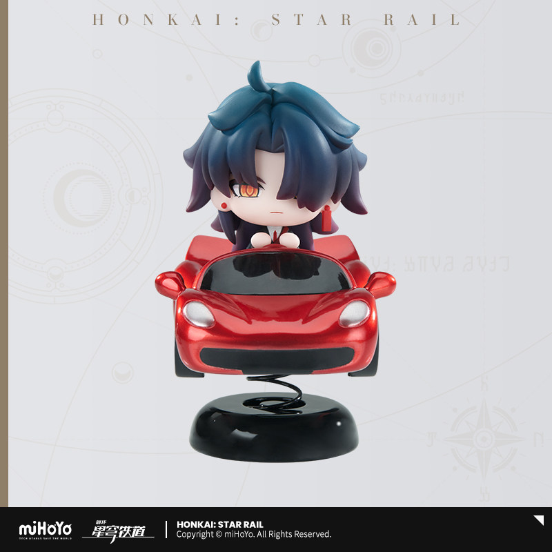 Car Accessories Cute - Honkai: Star Rail Blade, красный дизайн