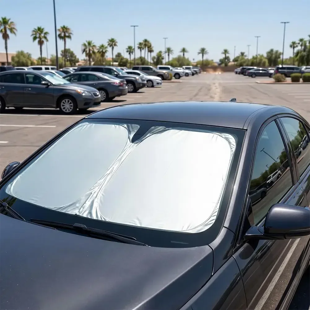 Windshield Sun Shade - Солнцезащитный экран для лобового стекла автомобиля,