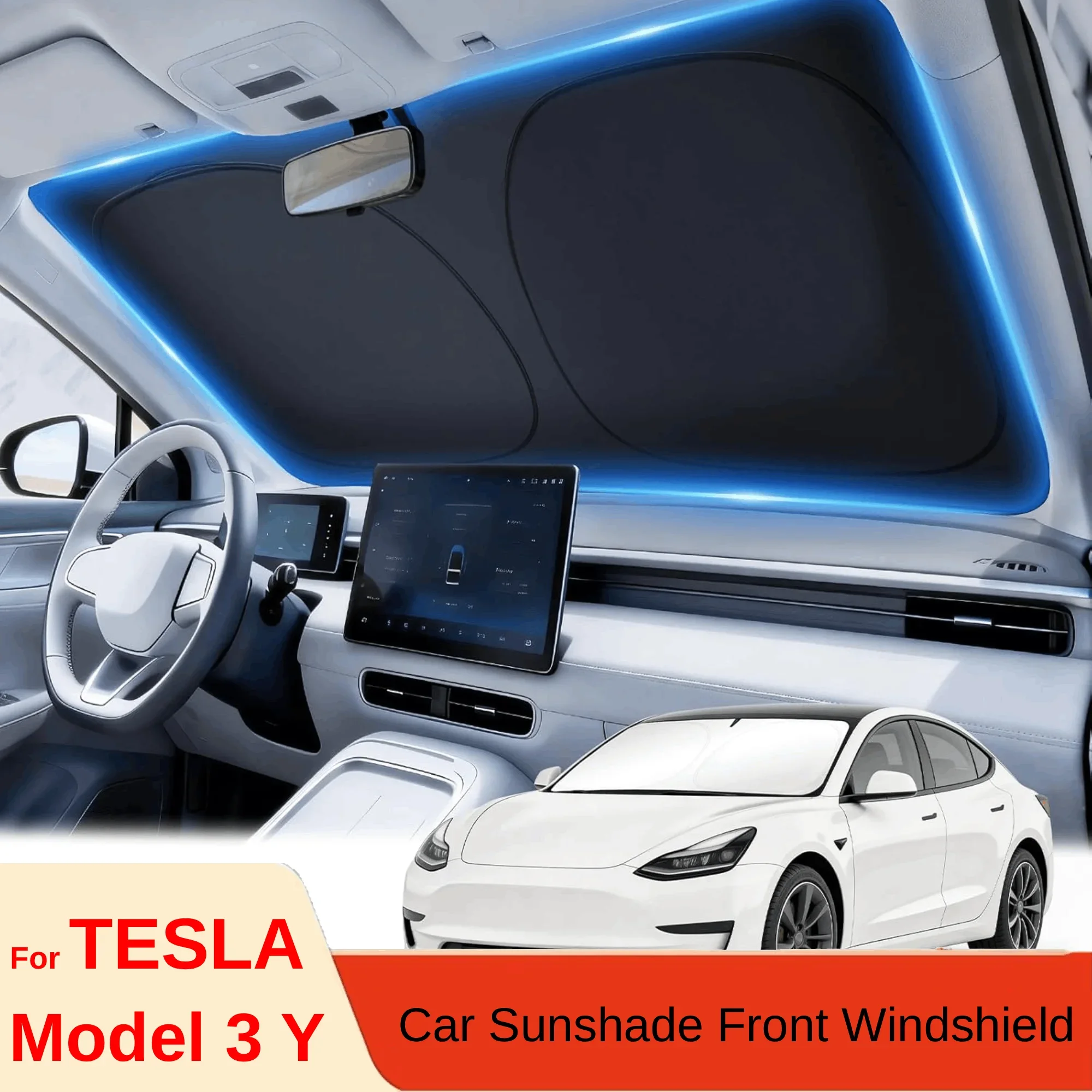 Windshield Sun Shade - Солнцезащитный экран для лобового стекла Tesla