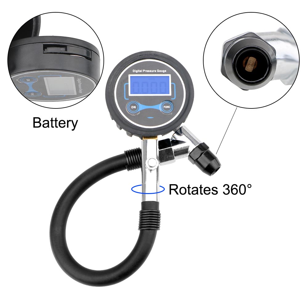 0-200Psi манометр для шин тест – обзор и цена Tire Pressure Monitor
