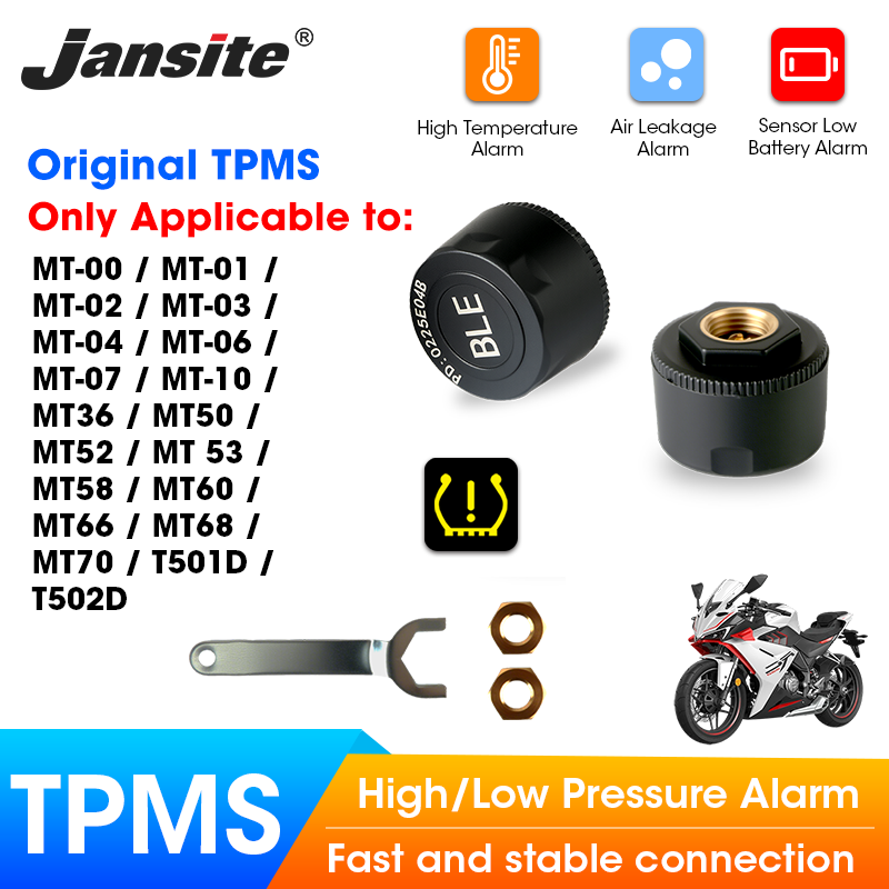 Мотоциклы Jansite TPMS, предна – обзор и цена Tire Pressure Monitor