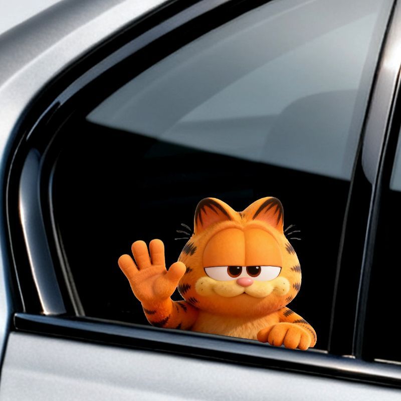 Оптовые наклейки с Гарфилдом:  – обзор и цена Car Accessories Cute