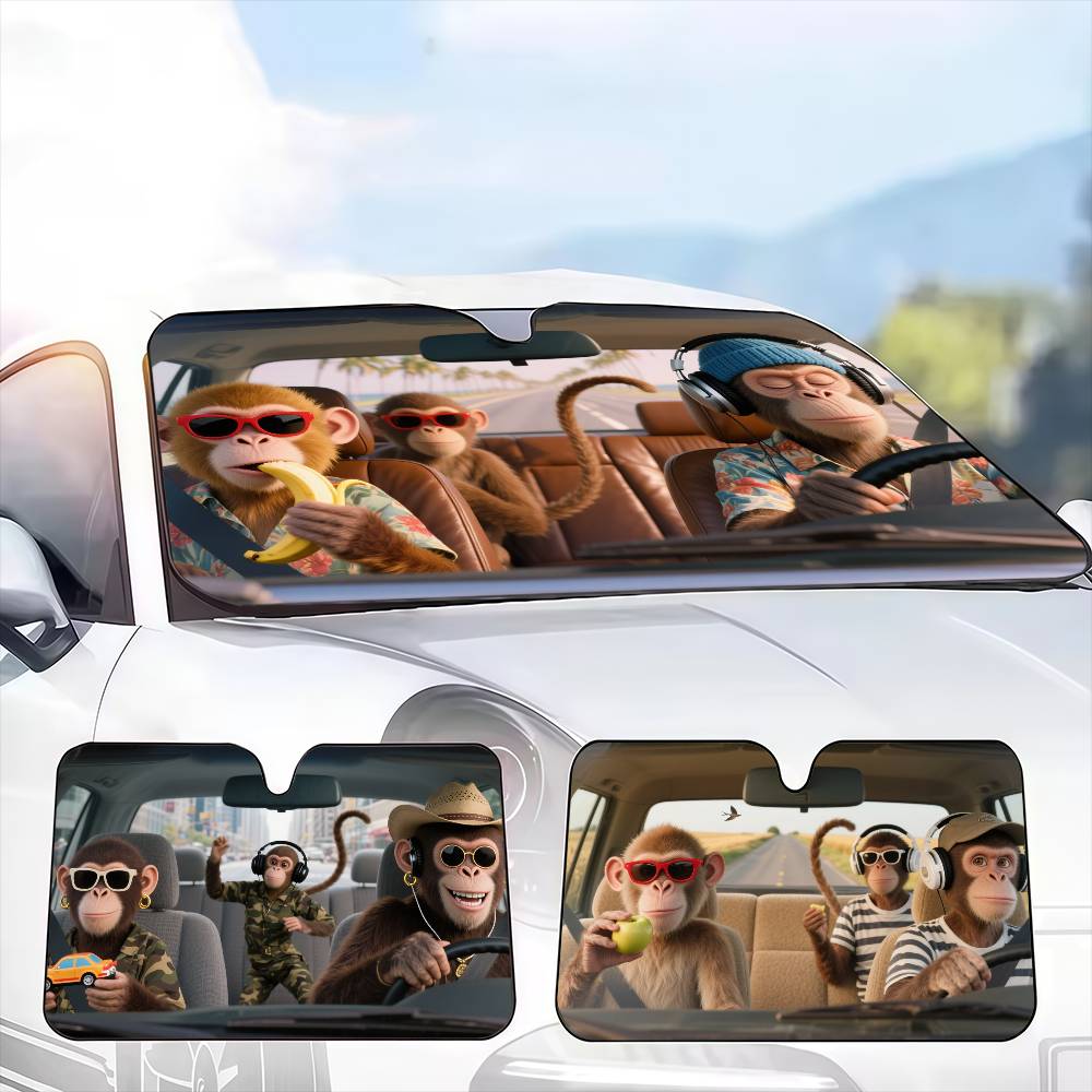 Забавный солнцезащитный козыре – обзор и цена Automatic Car Sunshade